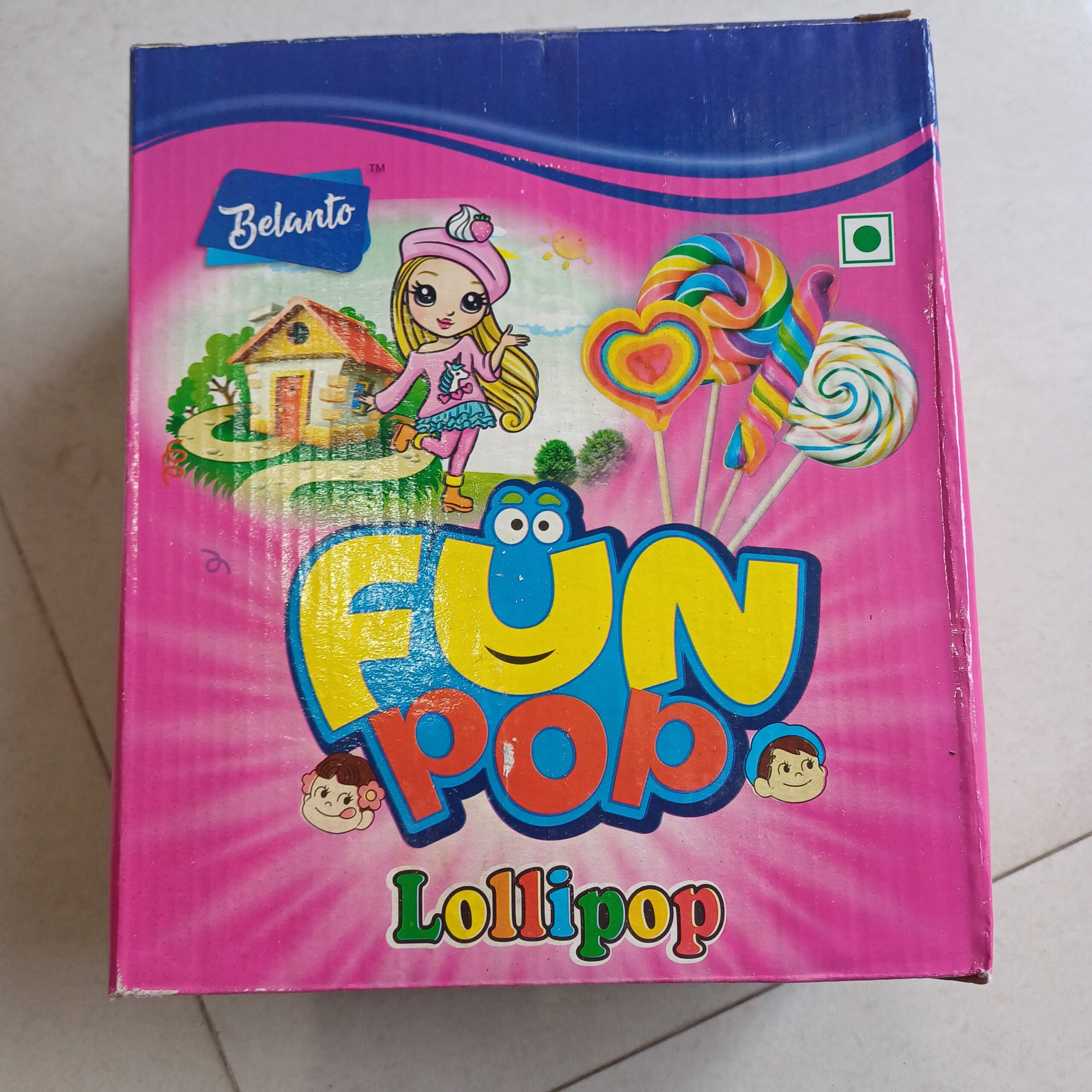 Fun Pop C Heart Lollipop