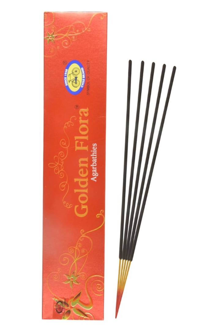 Cycle Golden Flora Agarbatti (Pack of 12)