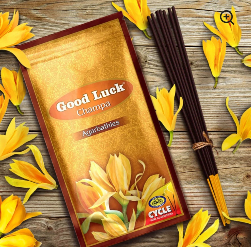 Cycle Good Luck Champa Agarbatti (Pack Of 12)